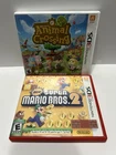 New Super Mario Bros. 2 And Animal Crossing New Leaf. Bundle. Nintendo 3ds.
