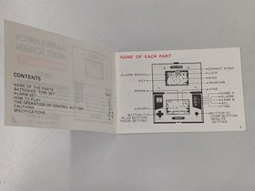 [Rare] Game & Watch Donkey Kong II JR-55 US Version with Box A3442