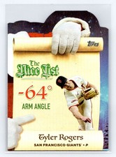 2025 Topps Holiday Making the Nice List #MNL-22 Tyler Rogers Giants