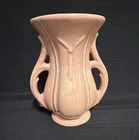 McCoy Ceramic Pottery Vase, Solid Decorative Double Handle, MPN 78