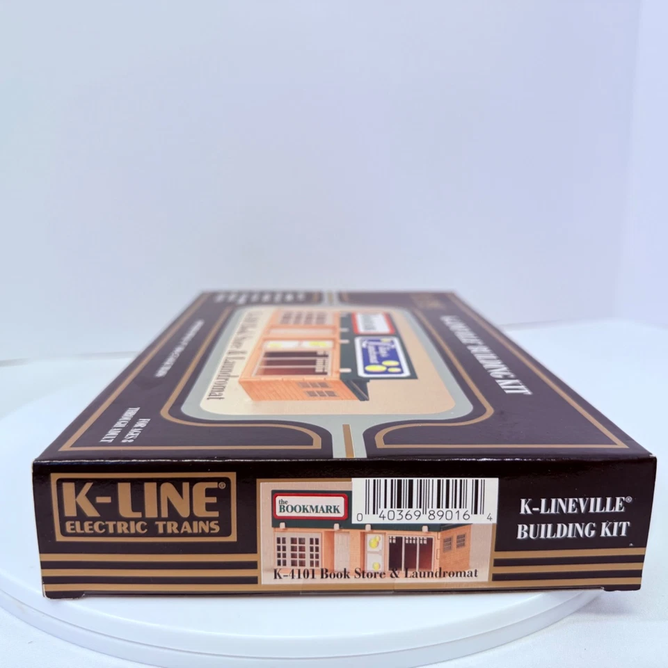 K-Line O Scale: K-Lineville Book Store & Laundromat Kit K-4101 – NEW & SEALED - Image 4 of 4