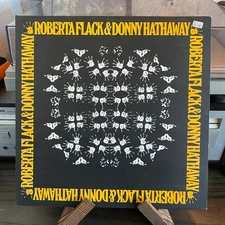 Roberta Flack & Donny Hathaway s/t self-titled LP Atlantic 1972 UK import VG