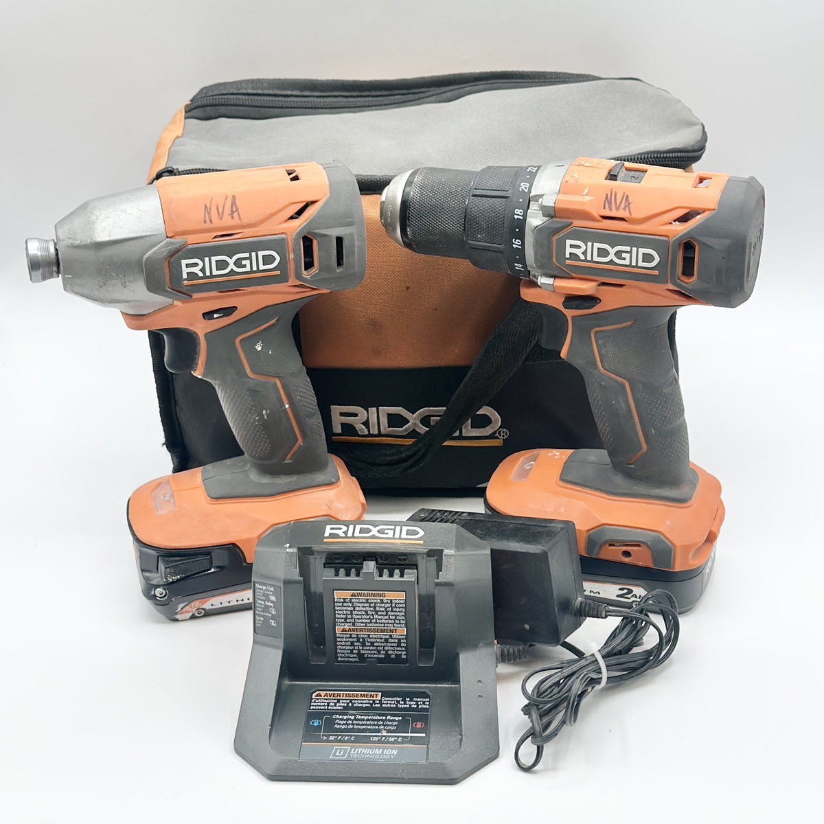 RIDGID 18V 2-Tool Combo Kit 1/2