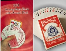 Magic SVENGALI DECK MAGIC CARDS plus Svengali trick book