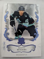 2023-24 Upper Deck The Cup #3 Matty Beniers Base /249 Seattle Kraken