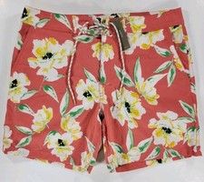 NWT J Crew 7'' Stretch Breaker Board Short Floral Print ECONYL Nylon Swim Men 33