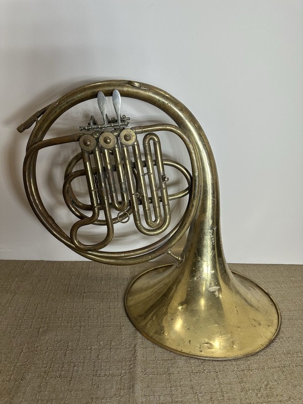 Vintage Single French Horn-Rare-Carl Fisher-Made in Italy (As Is)