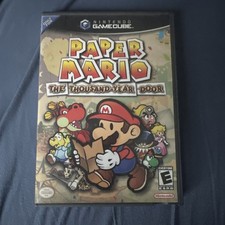 Paper Mario: The Thousand-Year Door GameCube Black Label CIB Tested