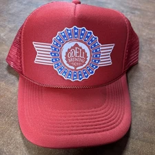 Vintage Odell Brewing Co Hat Snapback Red Cap Colorado Beer Otto 