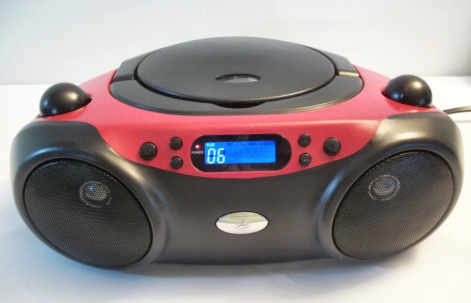 GPX Boombox BC232R CD/CD-R Playback AM/FM Stereo Radio Tested Works Great EUC - Image 4 of 4