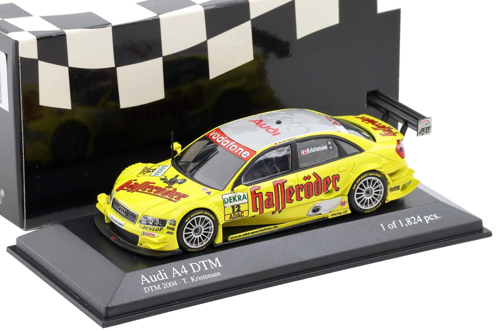 Minichamps 1:43 Audi A4 DTM 2004 Audi Sport Team ABT #12