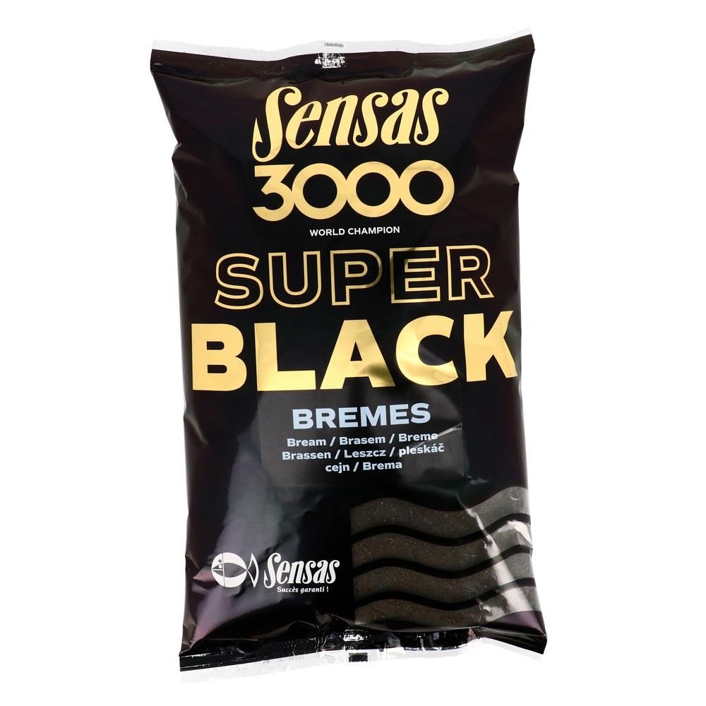 Sensas 3000 Super Black Bremes 1kg Brachsenfutter Brassenfutter schwarz 2690₽
