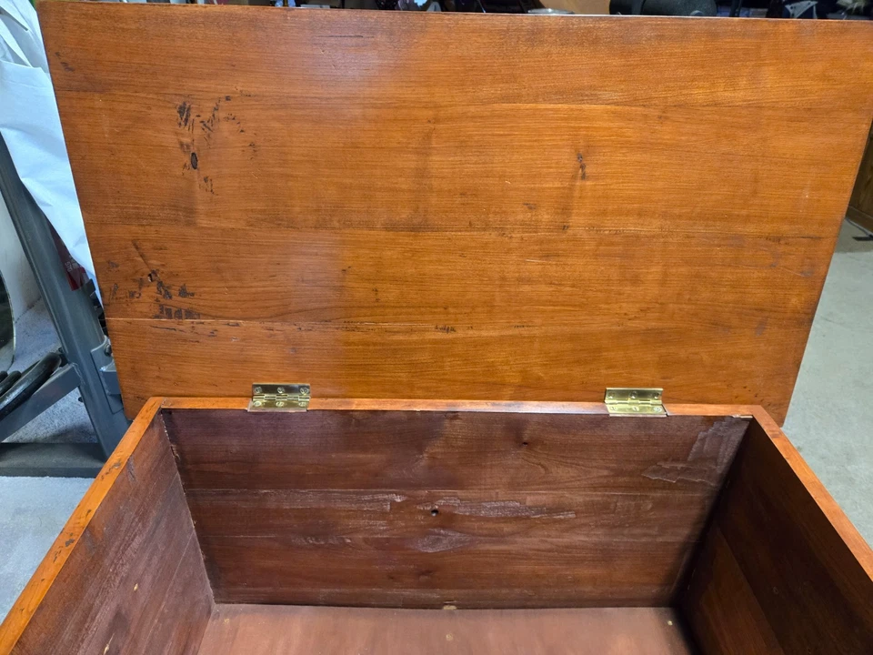 Manta de almacenamiento antigua hecha a mano de diseño personalizado con lados de milano Foto 3 de 4