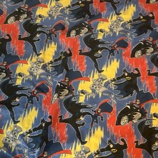 Vintage Batman Robin 1996 Twin Sheet Set 3 Piece USA Made Mr Freeze DC Comics