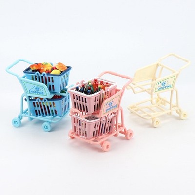 Spielzeug-Einkaufswagen, Lernspielzeug für Kinder, Jungen und Mädchen,
