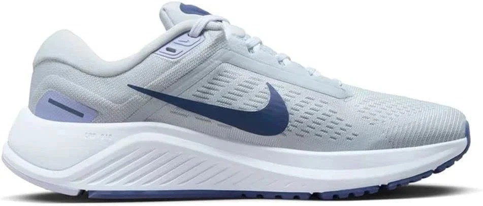 Nike Women's Air Zoom Structure 24 Pure Platinum/ Blue DA8570-005 thumbnail 3