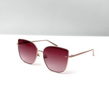 LOUIS VUITTON Z1721U Rose Gold Cat Eye Sunglasses Pink Gradient Lenses