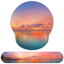 Mouse Pad Wrist Support, Ergonomic Memory Foam Keyboard Wrist Pad  Gel Wrist...