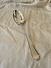Sterling Gorham Fairfax Pierced Table Serving Spoon 8 3/8"  No Monogram