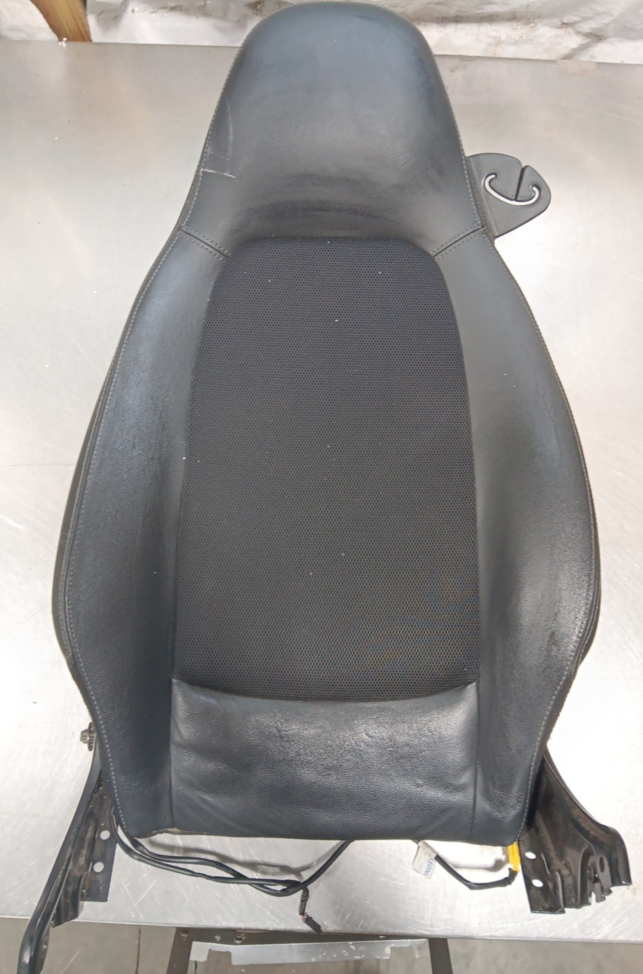 SMART FORTWO 2009 BRABUS LEF HAND DRIVER SEAT BACK CUSHION BLACK 13892V001C11W00
