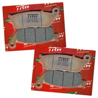 2X TRW Sinter R&T BremsbeläGe Vorne Kawasaki Z 650 [ER650H] 17-18