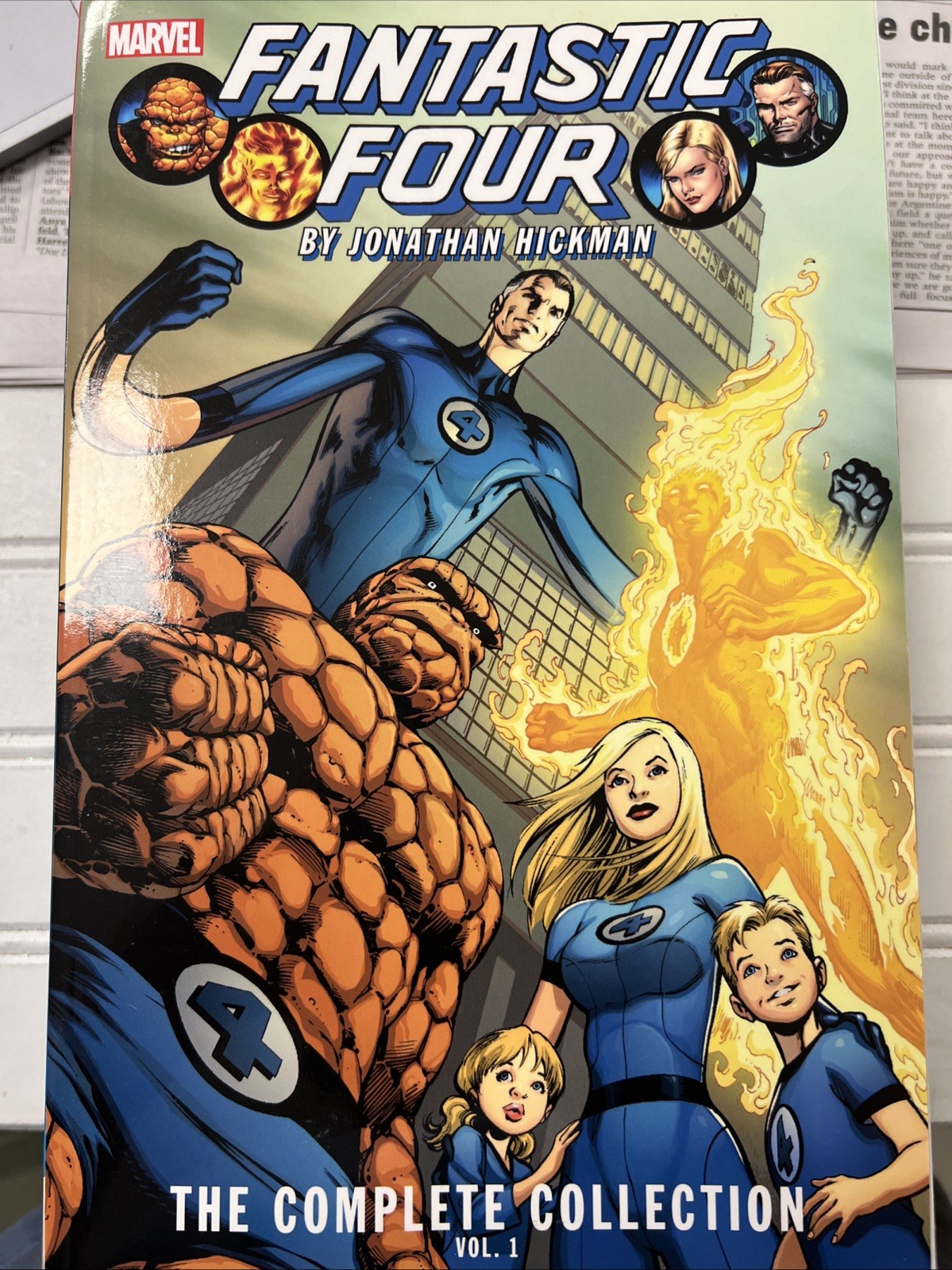 Marvel Fantastic Four Complete Collection Vol. 1-4 Trade Paperback Hickman
