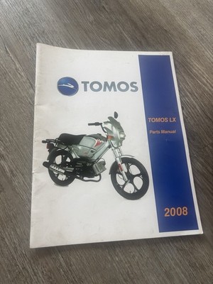 Tomos Targa LX Moped 2008 OEM Original Spare Parts Manual Pre-Owned