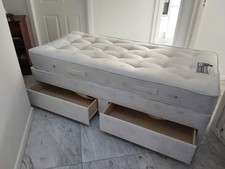 Sleepmasters Esprit Delux Single Divan Bed & Firm Mattress Set with 2 Drawers