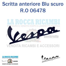 Scritta Anteriore "VESPA" Vespa Super Blu Scuro R.O 06478