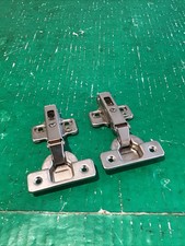 Lot of 2 Salice 2P6 Cabinet Door Hinge w/ H3 Clip On Mounting Base Plate