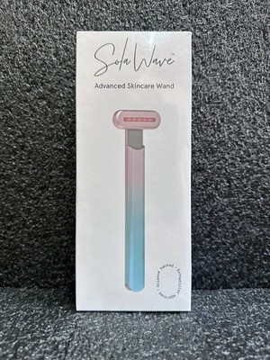 Sola Wave Advanced Skincare Wand Red Light Therapy SolaWave New Sealed Blu