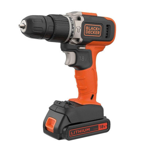 Black+Decker BCD003C1 18V: Trapano Avvitatore Percussione Professionale