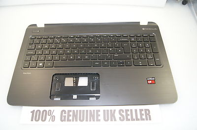GETESTET HP PAVILION 15-P SERIE AMD A8 UK KEYBOARD HANDAUFLAGE OBERE ABDECKUNG BEATSAUDIO