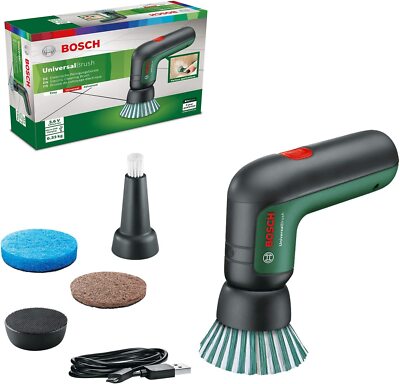 Bosch Akku Reinigungsbürste Universal Brush integrierter 3,6-V-Akku, 1 Micro-USB