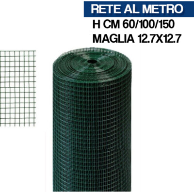 Rete Plastificata Verde Rete Elettrosaldata Zincata Per Recinzioni 25m - Verde 175cm Per Giardino, Orto E Cantieri Rete Per Recinzione H 200 - Foto 5