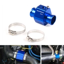 28mm Car Water Temp Temperature Joint Pipe Sensor Gauge Radiator Hose Adapter