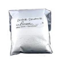 Pound White Selenite Satin Spar Inlay Powder 2mm & Less 