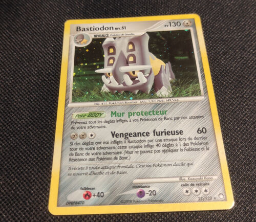Carte Pokémon bastiodon 21/123 reverse - Photo 1/2