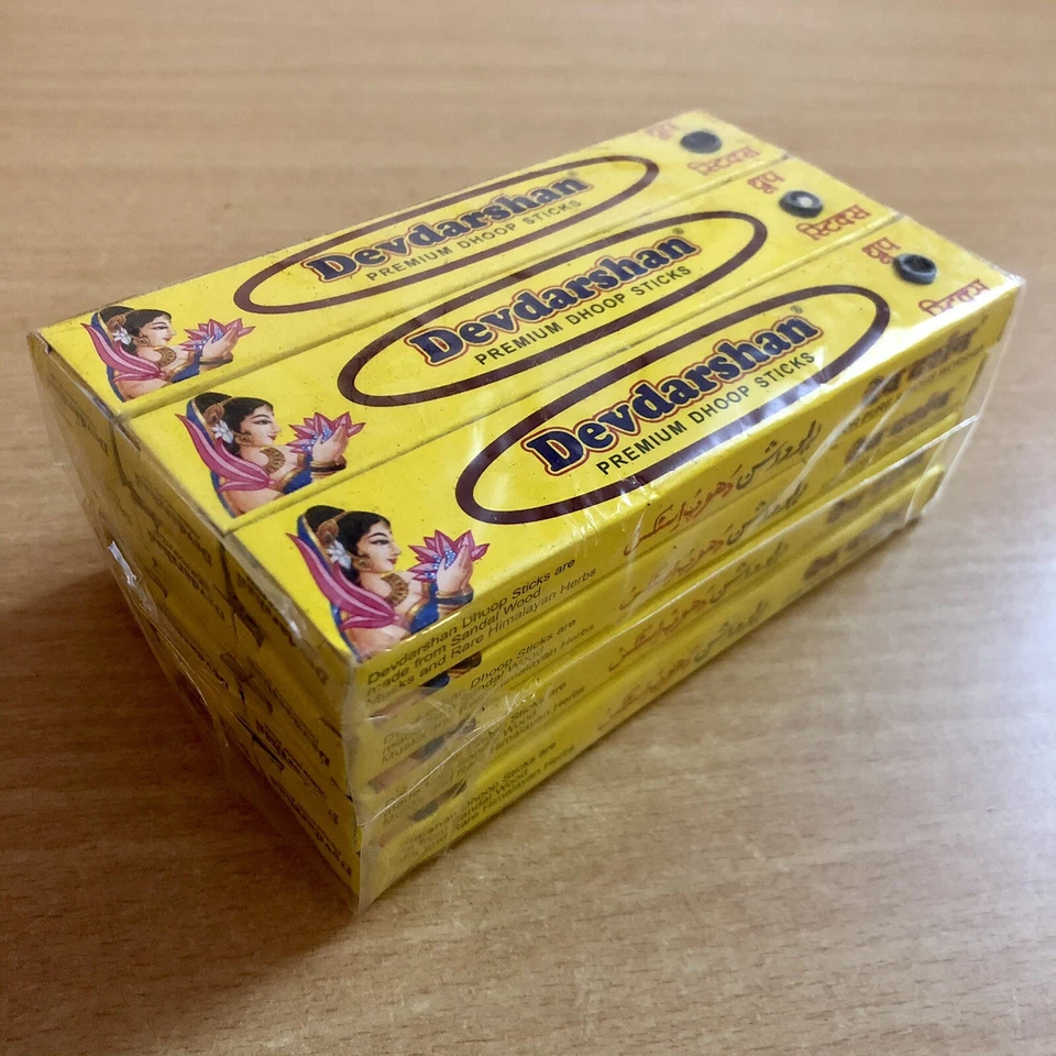12 Box of 10 sticks120 Sticks Devdarshan Premium Dhoop Incense Sticks  F/S - Image 3 of 4