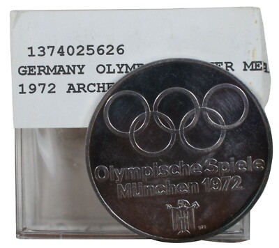 1972 Munich Germany Olympics 925 Sterling Silver Commemorative