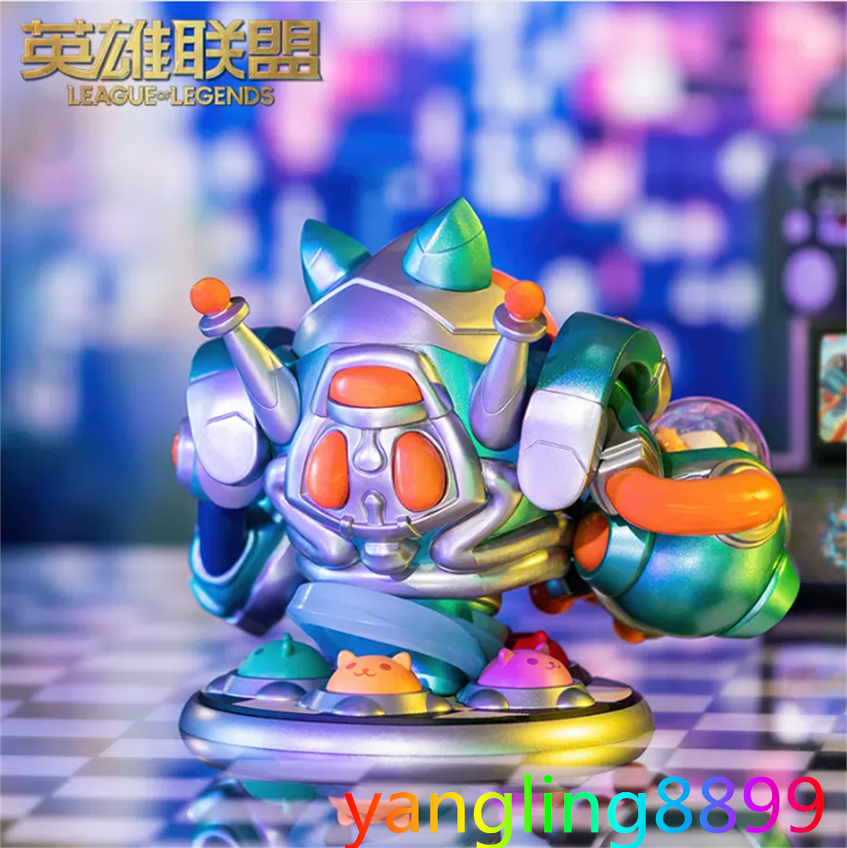 置物 LoL Official LOL League of Legends Blitzcrank PVC Figure Model Statue