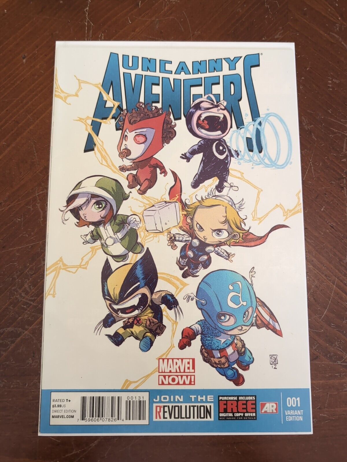 Marvel Comics Uncanny Avengers #1 Skottie Young Variant Comic Book