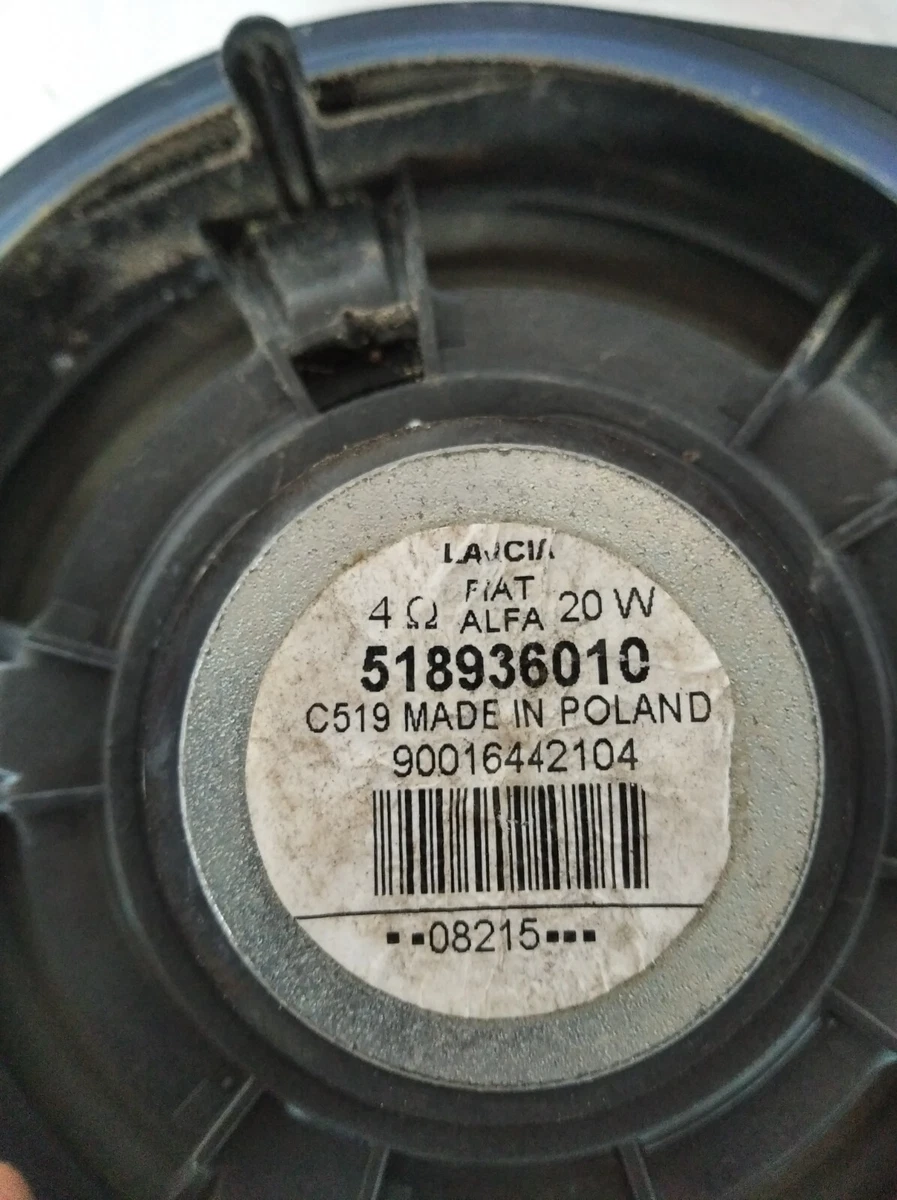 Loudspeaker Door Front Right or Left 518936010 20W 4 Ohm 