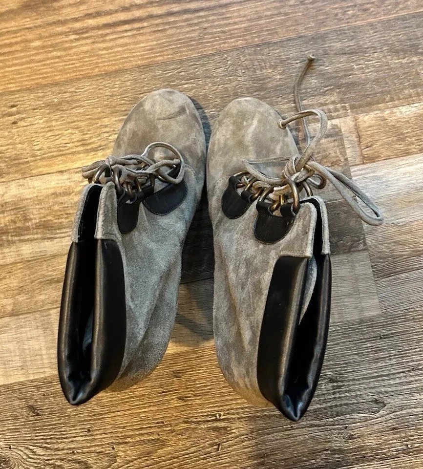 Giuseppe Zanotti Suede Colorblock Pattern Lace-Up Boots Size IT40 Never Worn - Image 4 of 4