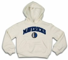 Outerstuff NBA Youth Girls Dallas Mavericks Pullover Hoodie, Cream
