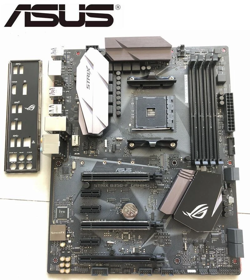 Asus ROG STRIX B350-F GAMING Motherboard AMD B350 socket AM4 Desktop  Motherboard