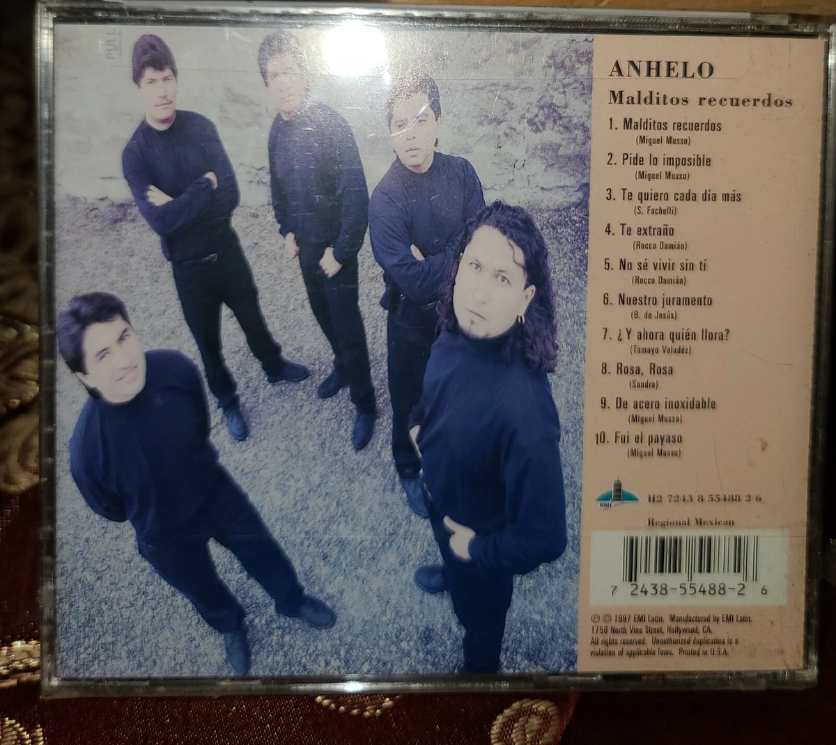 Grupo Anhelo Malditos Recuerdos EMI 1997