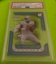 2020 Tua Tagovailoa Panini Chronicles Playoff Momentum ROOKIE M2 PSA 10 GEM MINT