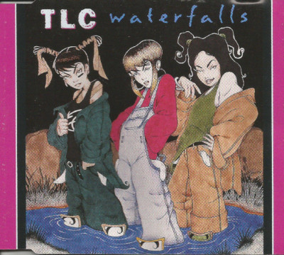 TLC Waterfalls 4TRX w/ INSTRUMENTAL & 2 EDITS & 2 REMIXES USA CD Single SEALED  
