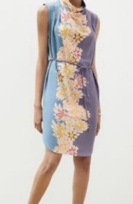 NWT DAILY PRACTICE BY ANTHROPOLOGIE COWL NECK MINI DRESS SIZE SMALL